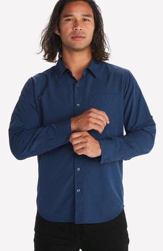 [M14089-2975] MENS MARMOT AEROBORA LS LONG SLEEVE BUTTON DOWN UPF 25 SHIRT