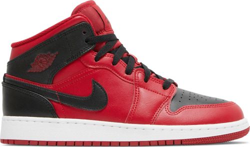 [554725-660] Grade School Air Jordan RETRO 1 MID 'REVERSE BRED (2021)' (GS)
