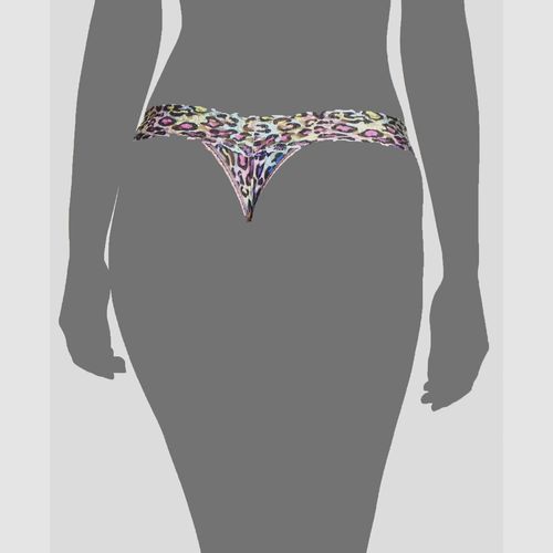 $25 Hanky Panky Womens Pink Disco Diva Lace Thong Panty Size OS(4-14)