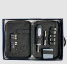 Original Penguin Men's 19-Piece Home Tool Set Screwdriver Kit