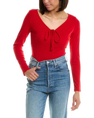 Sadie & Sage Front Ruched Knit Top Women's