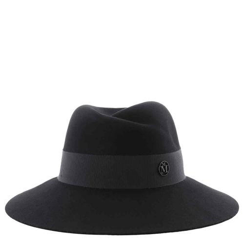 Maison Michel Ladies Black Virginie Fedora Hat