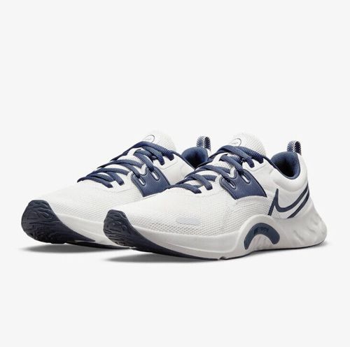 Men Nike Renew Retaliation TR 3 Athletic Shoes Sneakers White/Navy DA1350-100