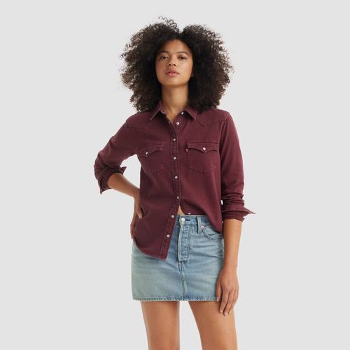 Levi Women Long Sleeve Ultimate Western Button-Down Shirt