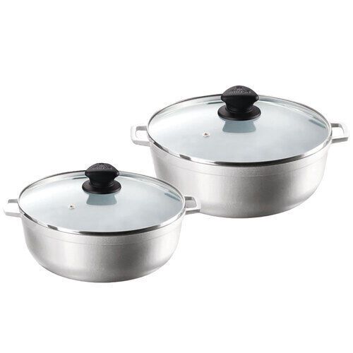 IMUSA GAU-89225 2 PC Caldero Aluminum Cookware Set