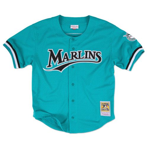 Mens Mitchell & Ness MLB BP JERSEY MARLINS 1995 ANDRE DAWSON
