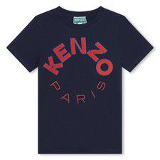 Kenzo Kids Circle Logo Embroidered T-Shirt