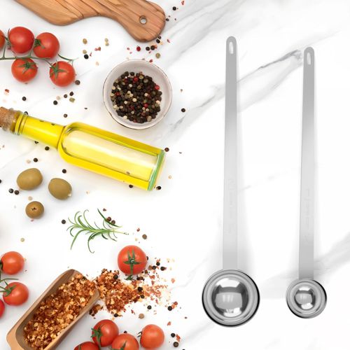 2 Tablespoon Coffee Scoop, 9.5” Long Handle Measuring Spoon, Two Tbsp (30 Ml) Co