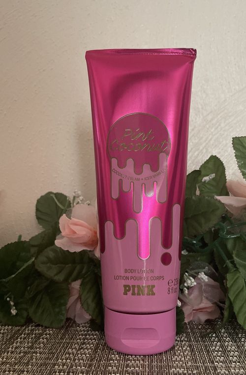 VICTORIA’S SECRET PINK COCONUT FRAGRANCE CREAM ICE VANILLA BODY LOTION 8 oz New