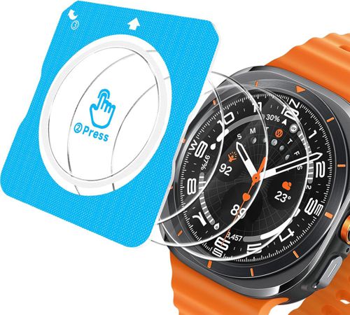 2PCS For Samsung Galaxy Watch Ultra 47mm Clear Tempered Glass Screen Protector