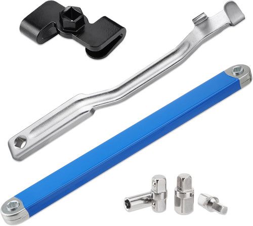Wrench Extender Tool Set with 1/2" Hole and Square Drive Adapters