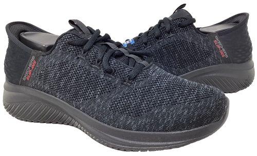 Skechers Men’s Slip‑Ins Ultra Flex 3.0 Lace‑Up Athletic Shoes Blak Size:9.5 101R