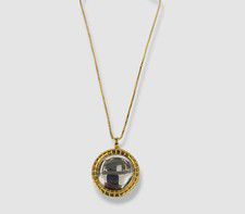 $526 IVI Women's 24k Gold Plated Sterling Silver Signora Charm Necklace