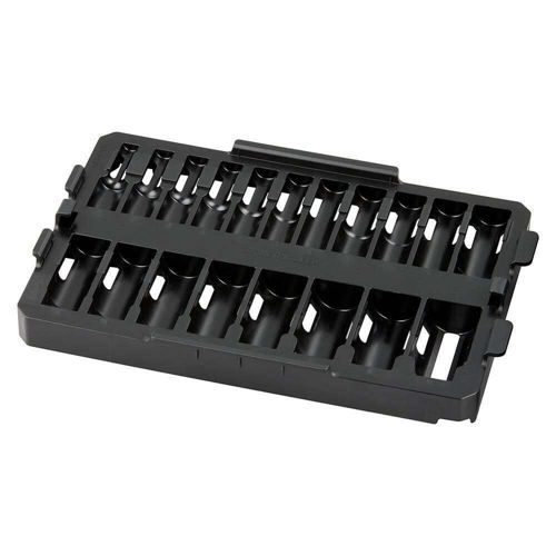 Milwaukee Shockwave Impact Duty Socket 3/8 Dr 19Pc Tray Only