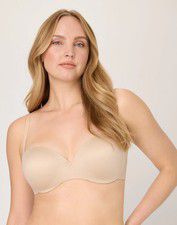Maidenform Love the Lift Bra Strapless Demi Multiway Push Up Padded w/o Straps