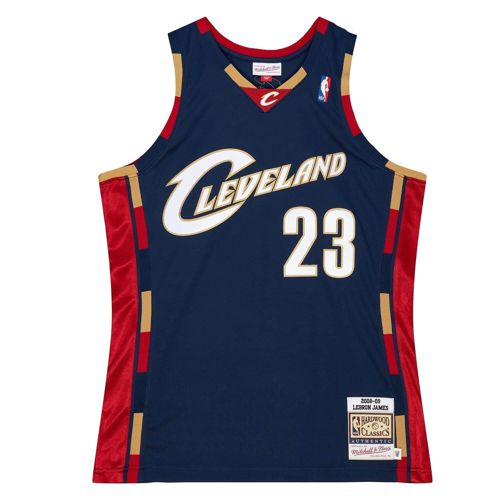 MITCHELL & NESS NBA AUTHENTIC JERSEY CLEVELAND CAVALIERS 08 LEBRON JAMES