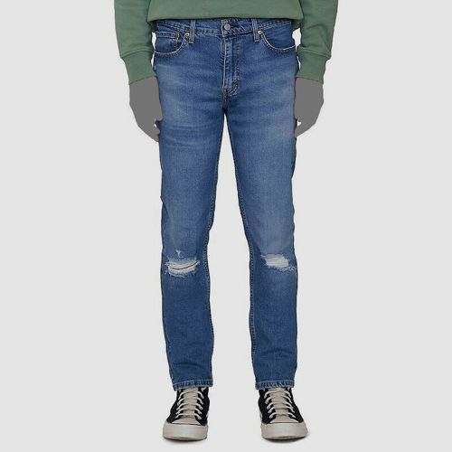 $70 Levi's 511 Men's Blue Distressed 511 Slim-Fit Jeans Denim Pants Size W38 L30