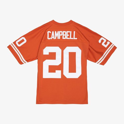 MENS MITCHELL & NESS NCAA DARK JERSEY AUSTIN 1977 EARL CAMPBELL