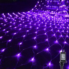 Outdoor Halloween Net Lights, 12FT X 5FT 360 LED Christmas Fairy Mesh Lights wit