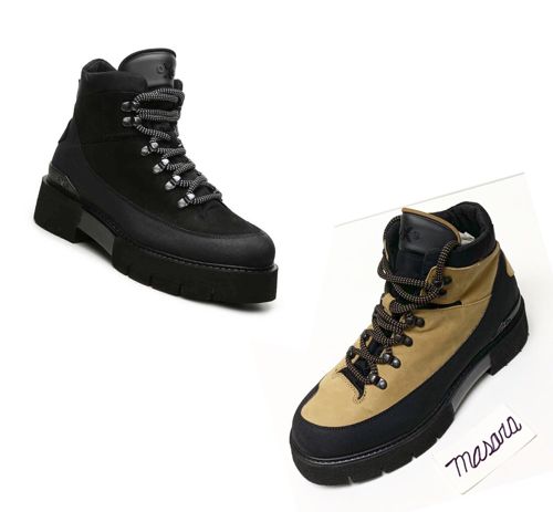 Women OXS Amtrac Polacco Hiking Boot Leather/Textured Fabric MSRP $250