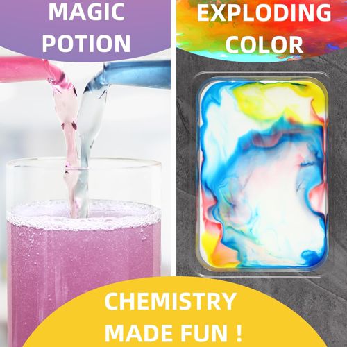 Science Experiment Kit for Kids, Boys & Girls Age 4-5-6-7-8, Birthday Gift for 4