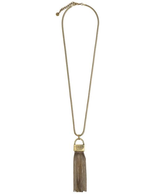 Johnny Was Tassel Pendant Necklace Women's