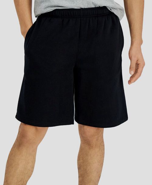 $25 ID Ideology Men's Black Fleece Drawstring Sweat Shorts Size 3XL