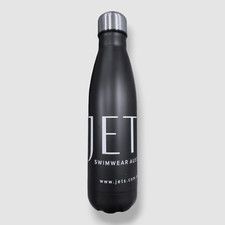 $80 Jets Swimwear Australia Black Stainless Steel Water Bottle