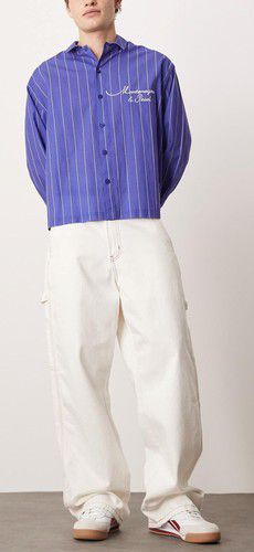 [A4Z6RC48] MENS DICKIES CARPENTER DENIM TROUSERS LOOSE FIT