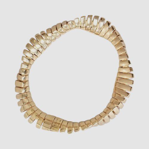 Bottega Veneta Women 18K Gold Plated 925 Sterling Silver Scalloped Bracelet