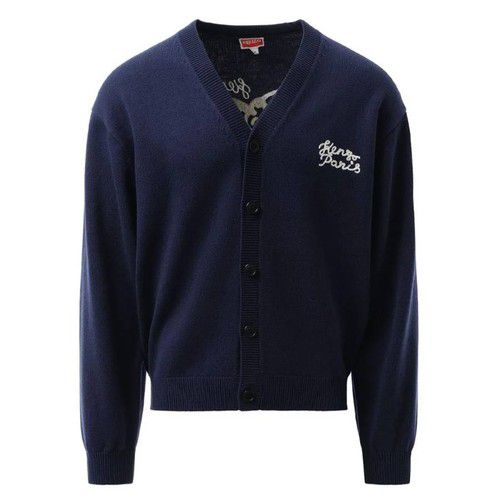 Kenzo Men's CVD Jungle Heart Cardigan, Size Small