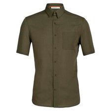 [IB0A56EG069] MENS ICEBREAKER MERINO STEVESTON SHORT SLEEVE BUTTON DOWN SHIRT