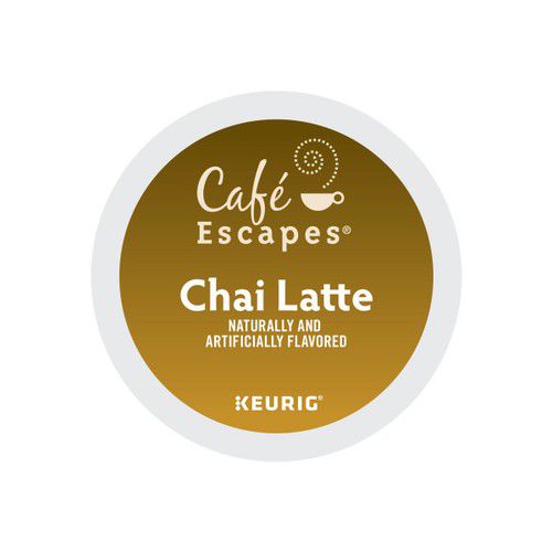Cafe Escapes Chai Latte, Keurig K-Cup Pod, 96 Count