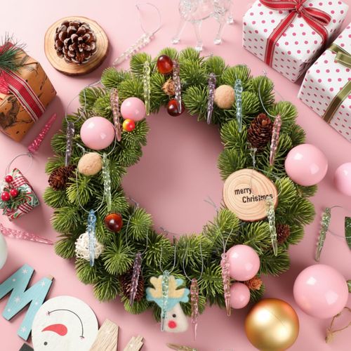 36 Pcs Pastel Candy Christmas Ornaments for Tree and Winter Decor