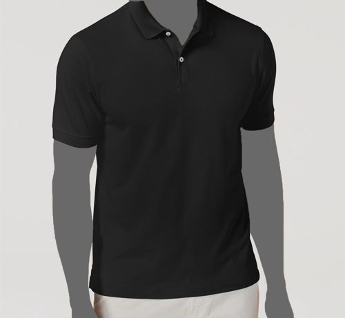 $40 Club Room Men's Black Classic Fit Stretch Polo Shirt Size Small