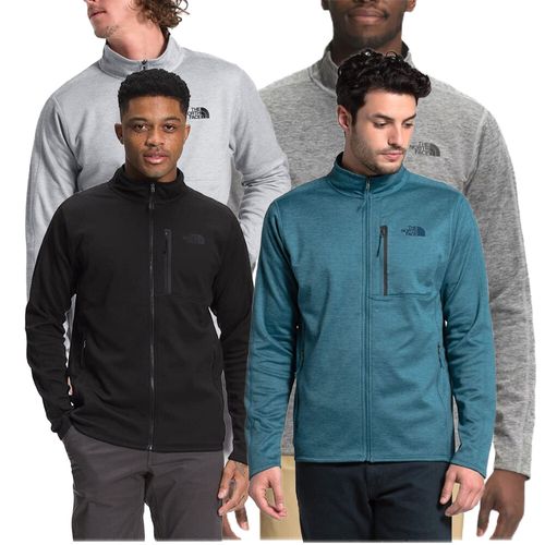 The North Face Men's Jacket Fleece Canyonlands Full Zip Long Sleeve Casual Coat