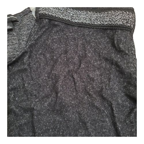 I.N.C International Concepts Soft Knit Metallic-Trim Pajama Top,Black XS, $25