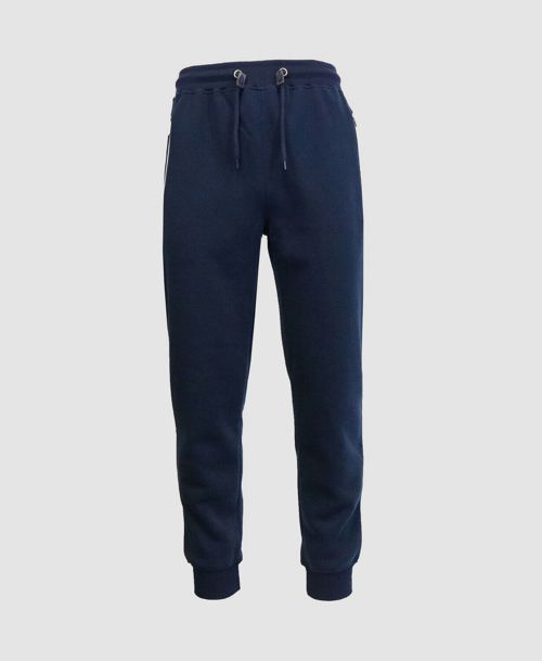 $50 Galaxy by Harvic Men's Blue Fleece Slim Fit Jogger Sweatpants Pants Size XL