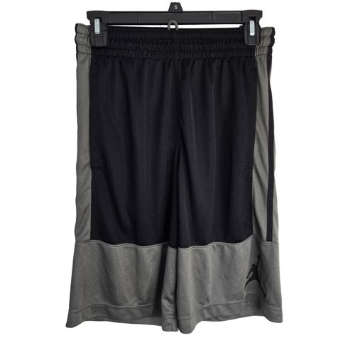 Jordan Gray Black Dri-Fit Activewear Standard Fit Men's Basketball Shorts S