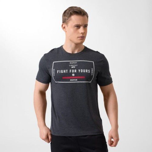 [AJ9026] Mens Reebok UFAN Short Sleeve Triblend Fight For Yours Tee T-Shirt