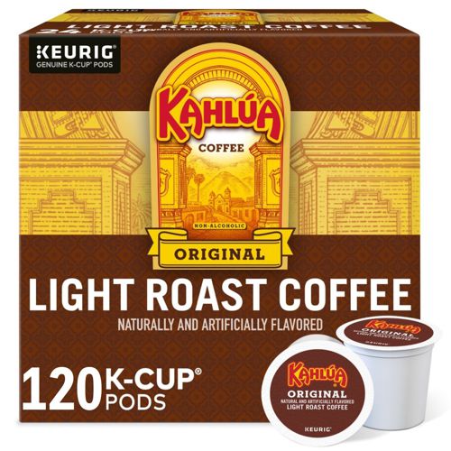 Kahlua Coffee Original, Keurig K-Cups, Light Roast, 120 Count