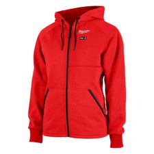 Milwaukee M12 Womens Heated Hoodie Kit, Red, Xs