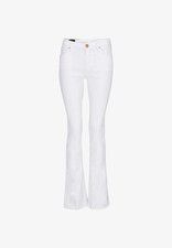 Women True Religion Becca Mid Rise Bootcut Jeans White