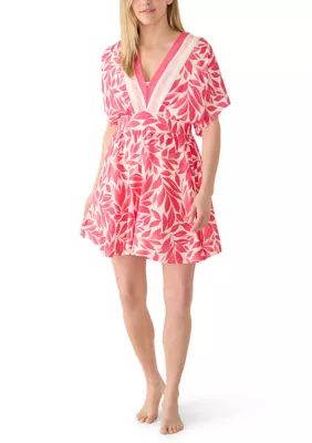 Cupshe Women's Placement Print V-Neck Dress