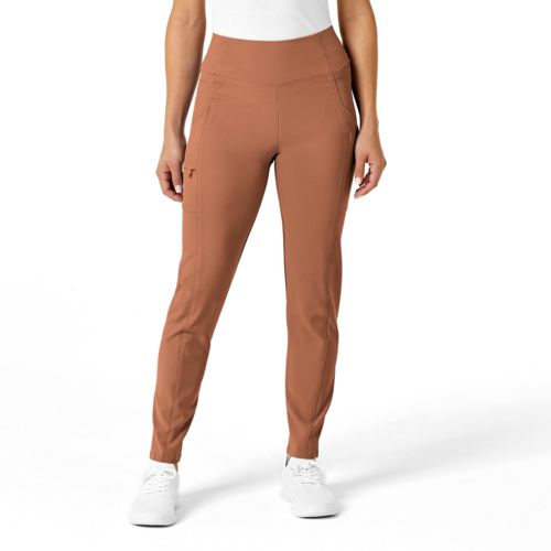 Wink Petite Renew High Waist Power Scrub Pant - Clay
