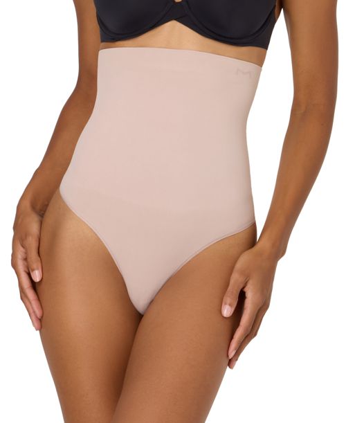 Maidenform Women's Seamless High Waist Thong - Evening Blush