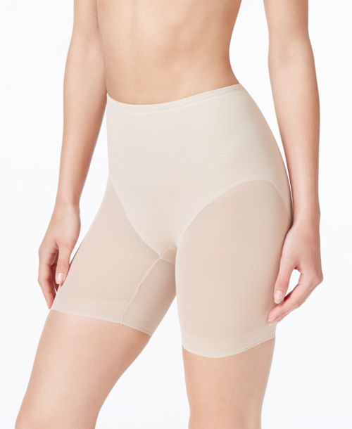 Miraclesuit Women's Sexy Sheer Extra Firm Rear Lift Boy Short 2776 - Warm Beige