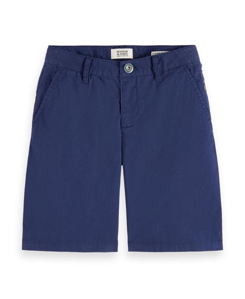 Scotch & Soda Little and Big Boys Classic Chino Shorts - Navy