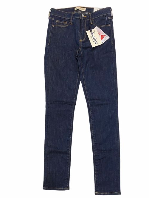 NWT GAP Women's Sculpt True Skinny Jeans 0/25R Darker Wash Stretch #788054