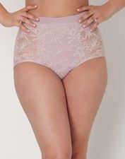 Bali Breathe Cotton Modal Lace High Rise Brief Women's